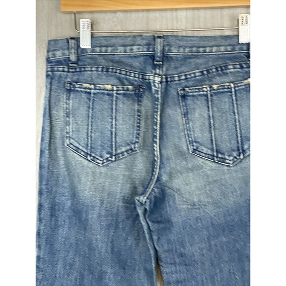 HABITUAL New York Lightly Distressed Bootcut Relaxed Fit Denim Jeans Womens Sz 6 - Picture 7 of 10